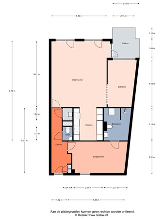 Floorplan - Blokkenmakerssteeg 8, 3751 BZ Bunschoten-Spakenburg